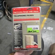 HP Full 3- Line Surge Protector With Alarm Telephone/ Faxes NIP