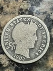 1902-o Barber Dime, Better Date, 99c Shipping Offer