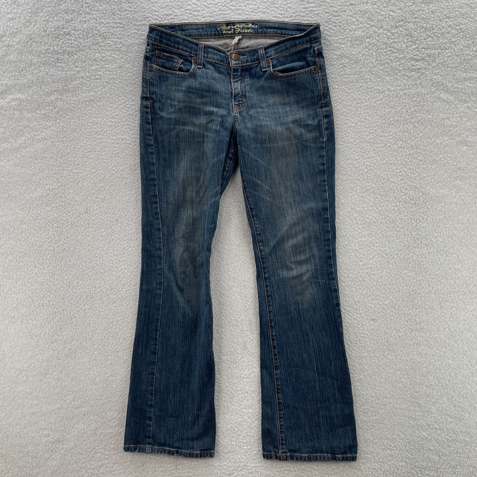 Abercrombie and Fit Jeans Womens 8 R Blue Madison Bootcut Medium Wash Y2K Boho