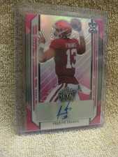 2021 Leaf Metal Draft #BA-FF1 Feleipe Franks Autographs Rainbow Pink /20 NCAA