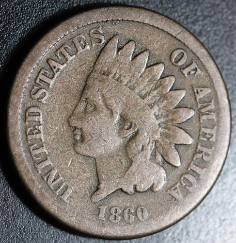 1860 INDIAN HEAD CENT - GOOD