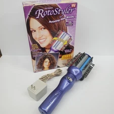 ROTOSTYLER Rotating Styling Hair Brush Triple Action Straightener Tested
