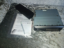 JVC CD Receiver Car Radio KD-G333 With Face Plate Holder And Booklet