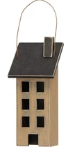 Country Rustic Saltbox Wood Saltbox House Ornament Primitive Saltbox