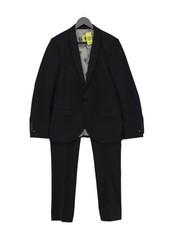 Noose  Monkey Men's Two Piece Suit Chest: 40 in Black Polyester