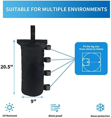 Heavy Duty Weight Bags 150LBS for Pop Up Tent 4 Pack