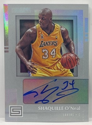 2017-18 Panini Status Basketball Shaquille O'Neal #SG-SON Signatures Auto Lakers