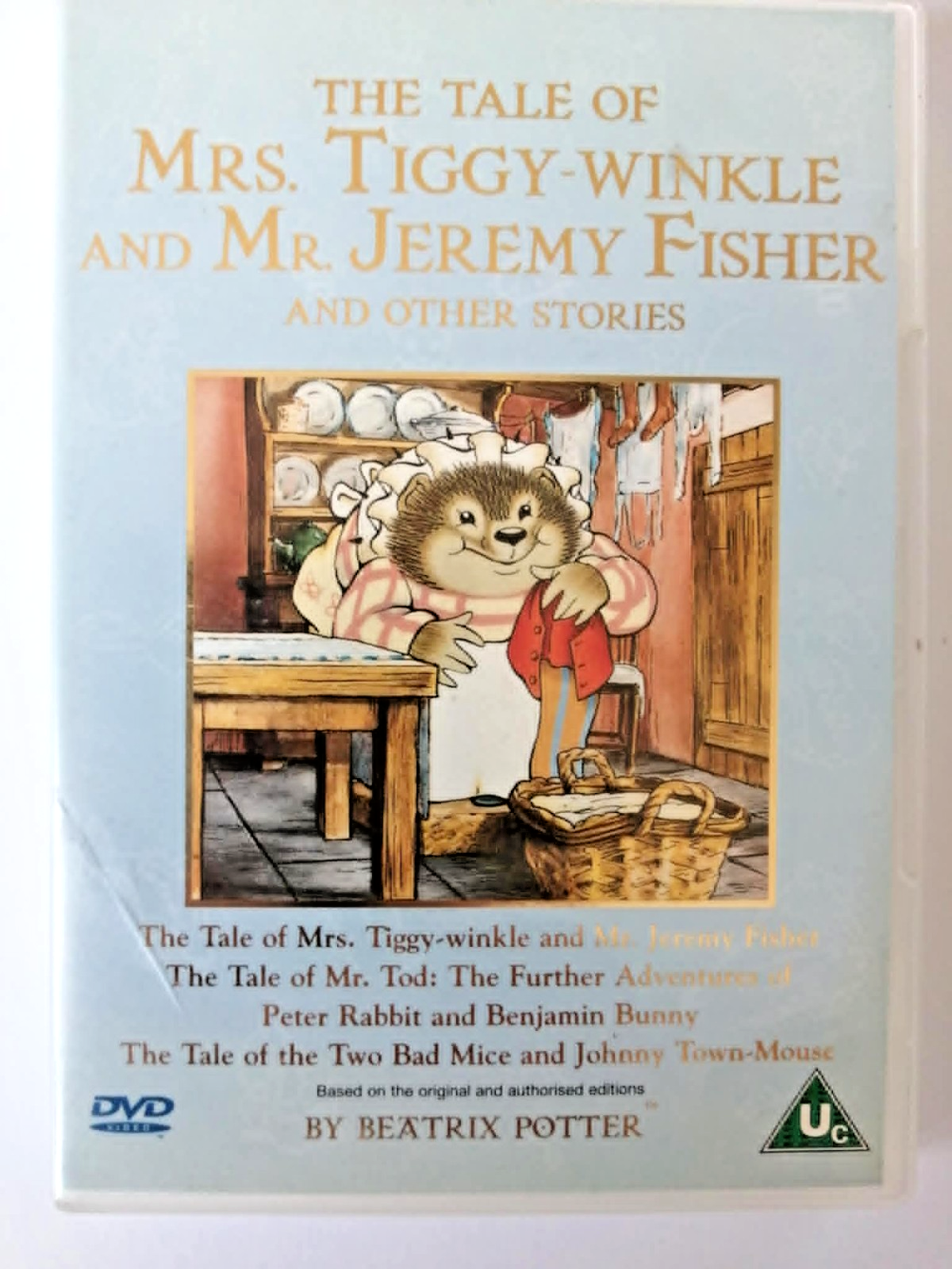 DVD The Tale of Mrs Tiggy-Winkle & Mr Jeremy Fisher & Other Stories.Peter Rabbit