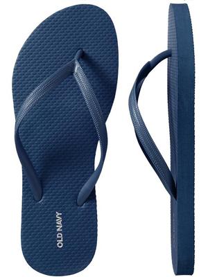 navy blue flip flops ladies