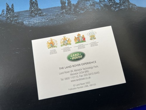 Land Rover all models pricelist Brochure Feb 2004 Defender Discovery 2 Td5 Tdci - Picture 17 of 17