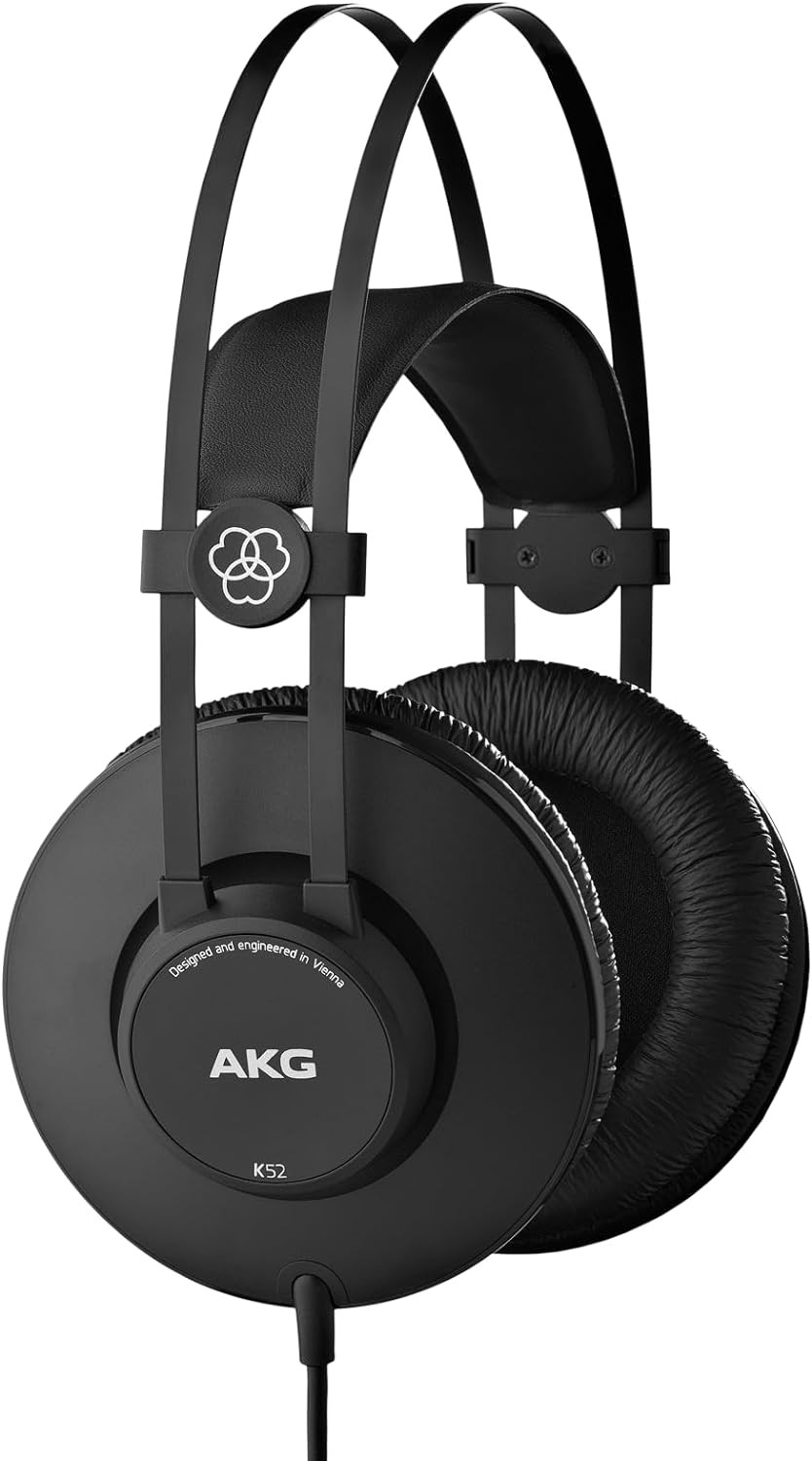 Recensione AKG K52: Cuffie Over-Ear Chiuse Nere per Podcaster e Musicisti