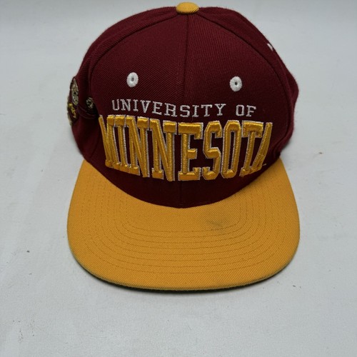 Minnesota Golden Gophers Hat Cap Snap Back Maroon Gold Goldy Zephyr - Picture 18 of 20