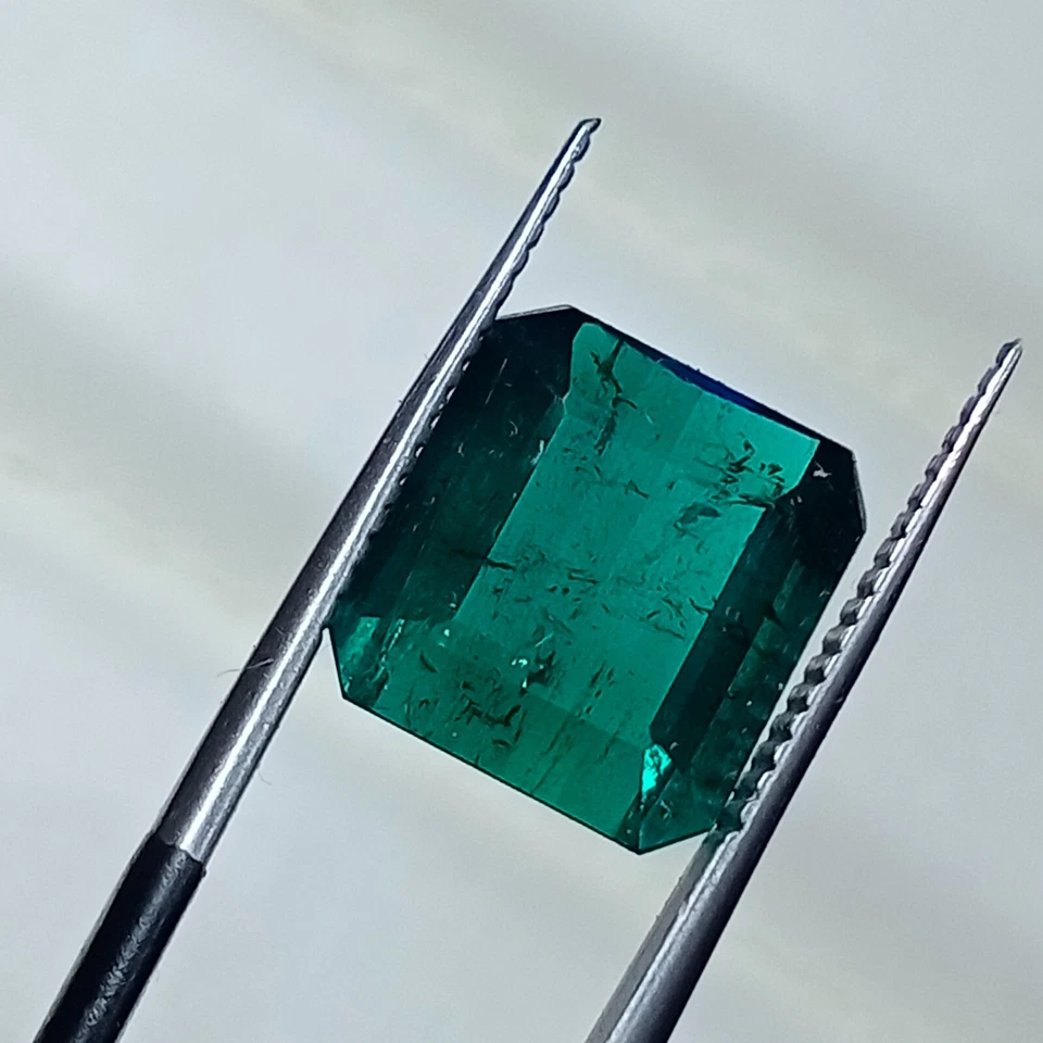 6 Carat Natural Cut GreenBlue Color Tourmaline Loose Gemstone From Afghanistan - Image 3 of 4