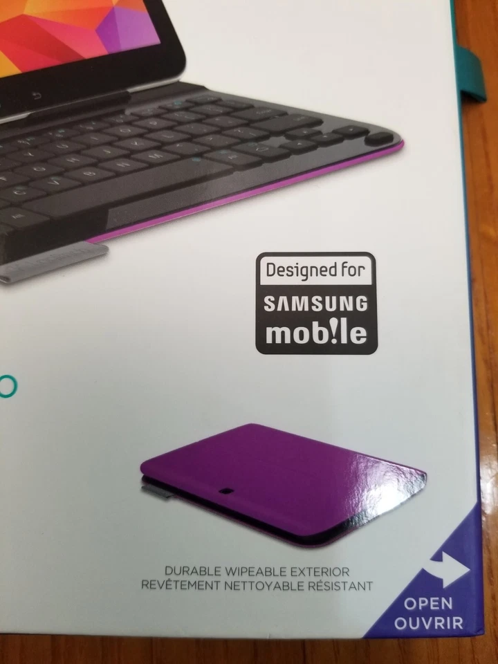 Genuine Logitech Ultrathin Keyboard Folio for Samsung GALAXY Tab4 10.1 Brand New - Image 3 of 4
