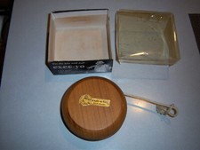 VTG COLLECTOR'S NEAT Exec-Yo Solid Walnut Jumbo Wood Executive Gift Yo-Yo TOY