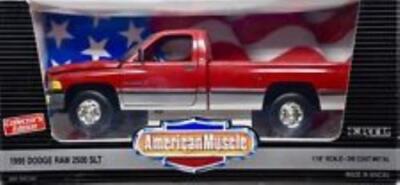 1:18 Ertl Dodge Ram '95 2500 SLT V-10 blk/silv or flame red/silv