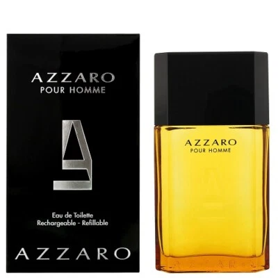 AZZARO POUR HOMME 30ML EAU DE TOILETTE NACHFÜLLBARES SPRAY BRANDNEU & VERSIEGELT