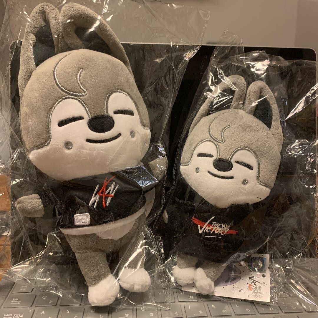 Stray Kids SKZOO Bang Chan Plush Original & Mini size Set of 2 Stay Goods Cute.