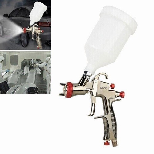 R500 LVLP Air Spray Gun Car Gravity Airbrush Painting Gun 1.3mm Nozzle 600cc Cup eBay