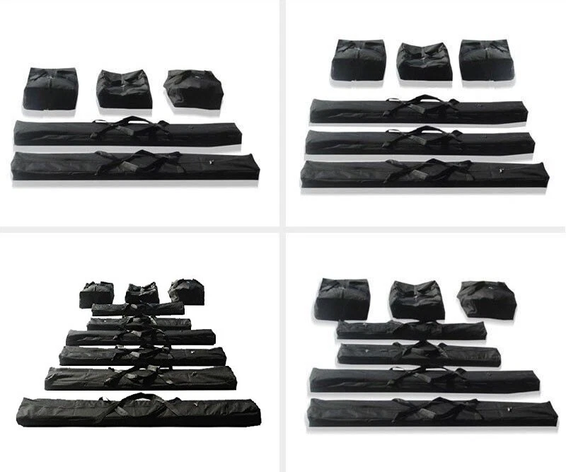 TOOLPORT Universal Zelt Tasche Set Zelttasche für 3 - 8m für Partyzelt mit 2m Seitenhöhe