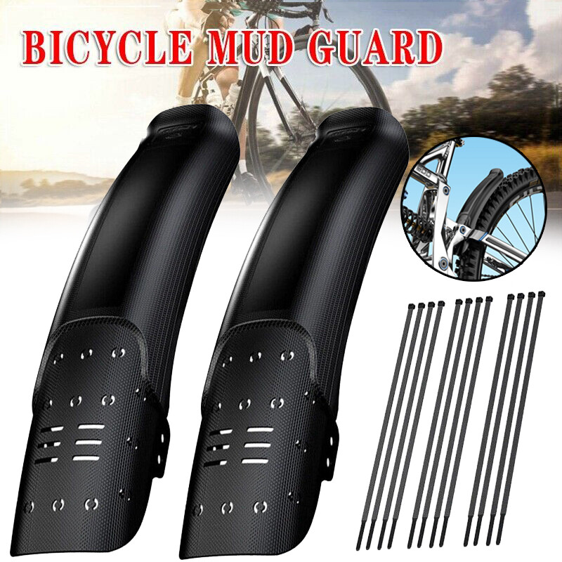 2Stk Fahrrad Schutzblech Mudguard E-Bike MTB Kunststoff vorne hinten