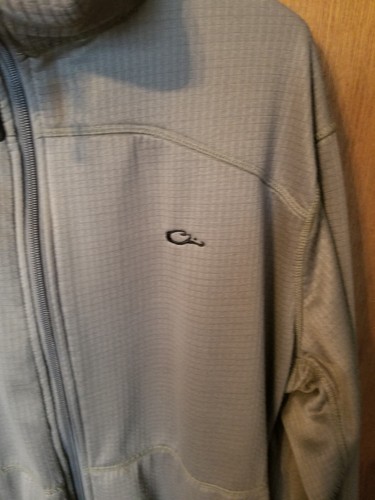 Drake Waterfowl Full Zip Jacket Lightweight Layering Tan Hunting XL - Picture 2 of 9