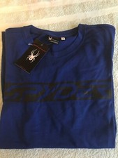 Image of Men's Size M SPYDER Graphic T-Shirt Blue Short sleeve BNWT