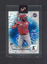 2023 TOPPS PRISTINE MICHAEL STEFANIC ROOKIE RC BLUE REFRACTOR #25/75  ANGELS