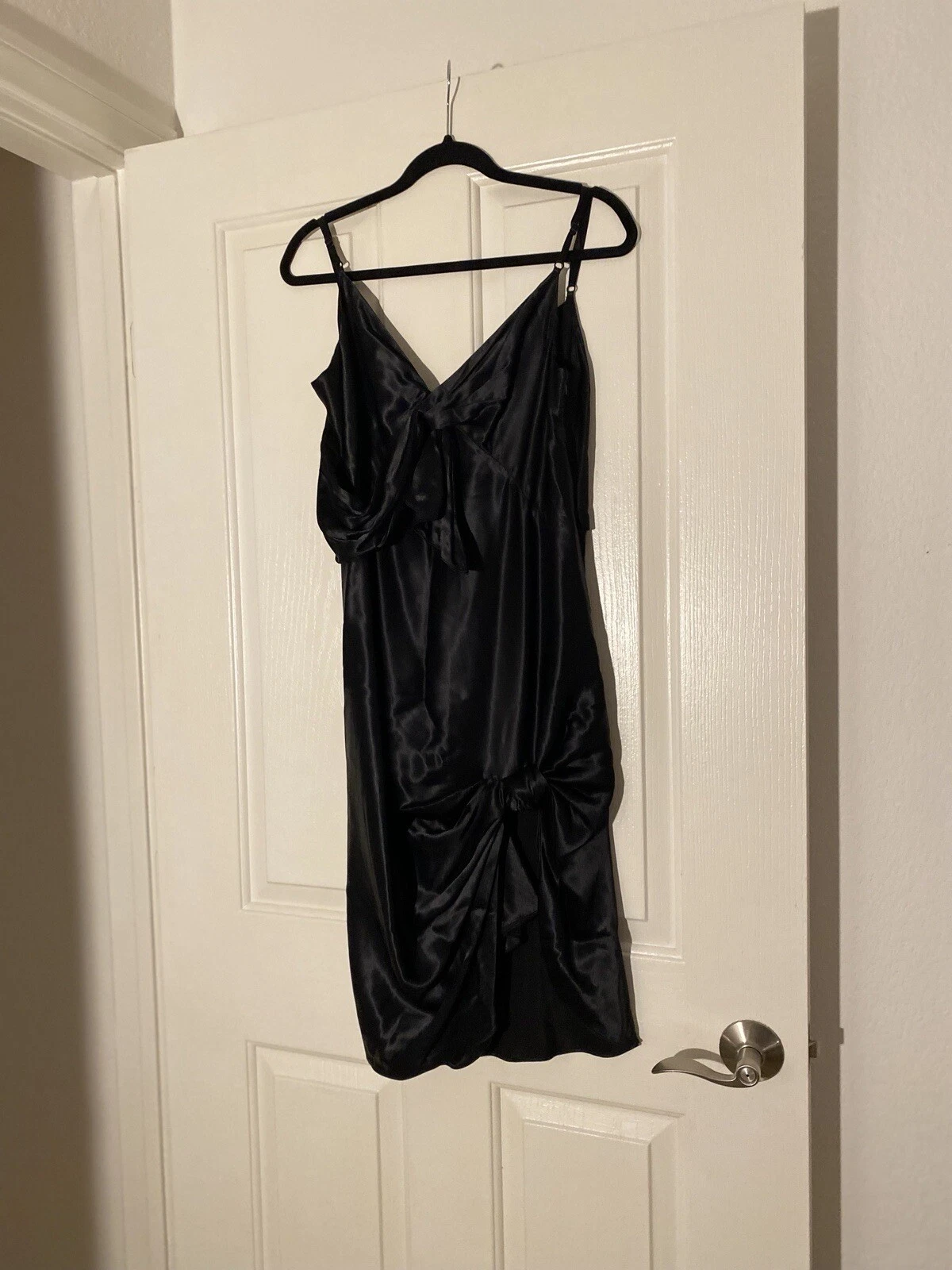 Abito slip Alexander Wang Cami nuovo con etichette con nodi integrati 12 $650