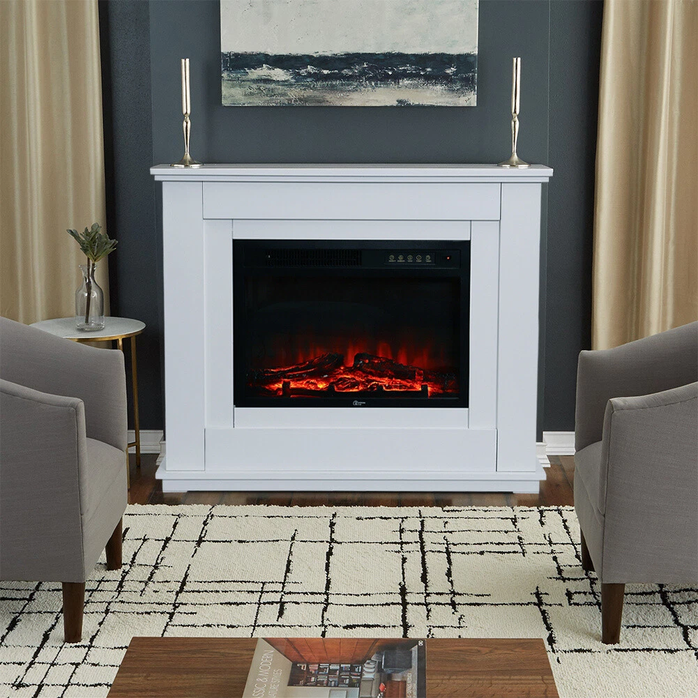 30 inch Led Flame Electric Fire Fireplace Floor Standing Inset Fireplaces  uk | eBay