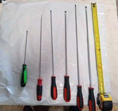 GEARWRENCH 4 Pc + 2pc  Mac Tools . Phillips/Flat Screwdriver Plus Truck Worn