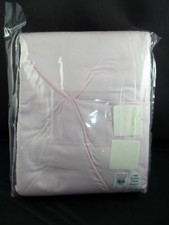 Pottery Barn Kids Adeline Pintuck Panel Drape Curtain Pink 96" 408