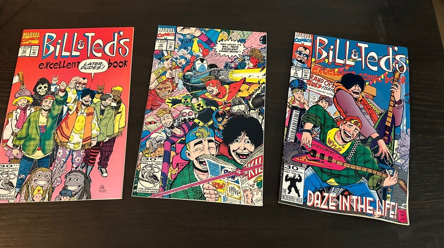 Vintage Comic Books Lot Of 3, Bill And Ted Excellent Comic Book
