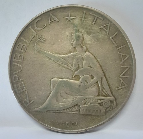 500 lire 1961 Repubblica Italiana biga - Foto 2 di 2