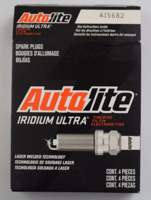 4 Pack of Autolite Iridium Ultra Spark Plug - AI5682 - New