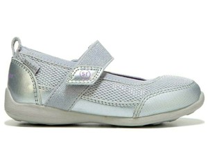 stride rite silver mary janes