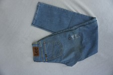 LEE Womens Jeans Straight Leg 80s 90s Trousers 27/31 W27 L31 Stonewashed Blue NEW