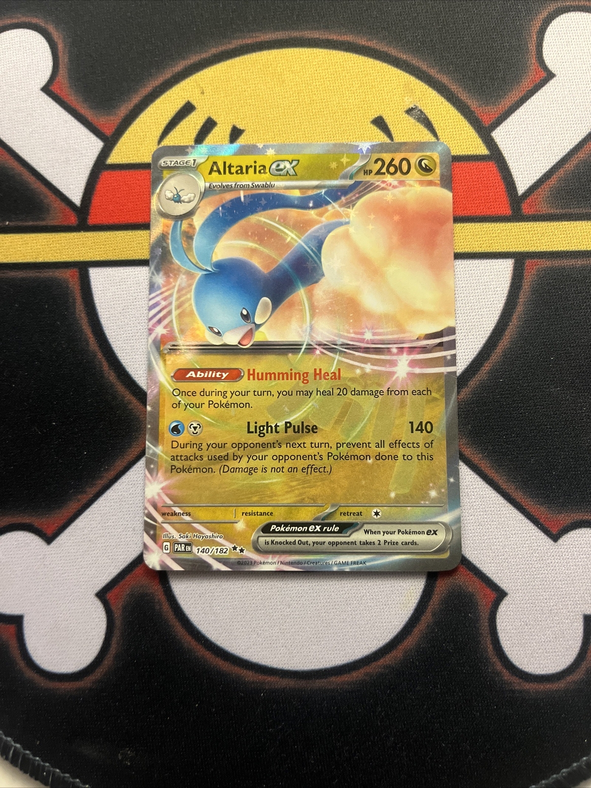 NM Pokemon Paradox Rift Altaria EX Double Rare 140 #140/182