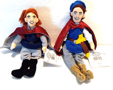The Disney Store Mini Bean Bags Prince Phillip and the Prince from Snow White