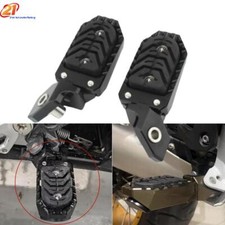 Schwarze verstellbare Fußrasten Fußstütze Pedal für BMW R1200GS R1250 Adventure