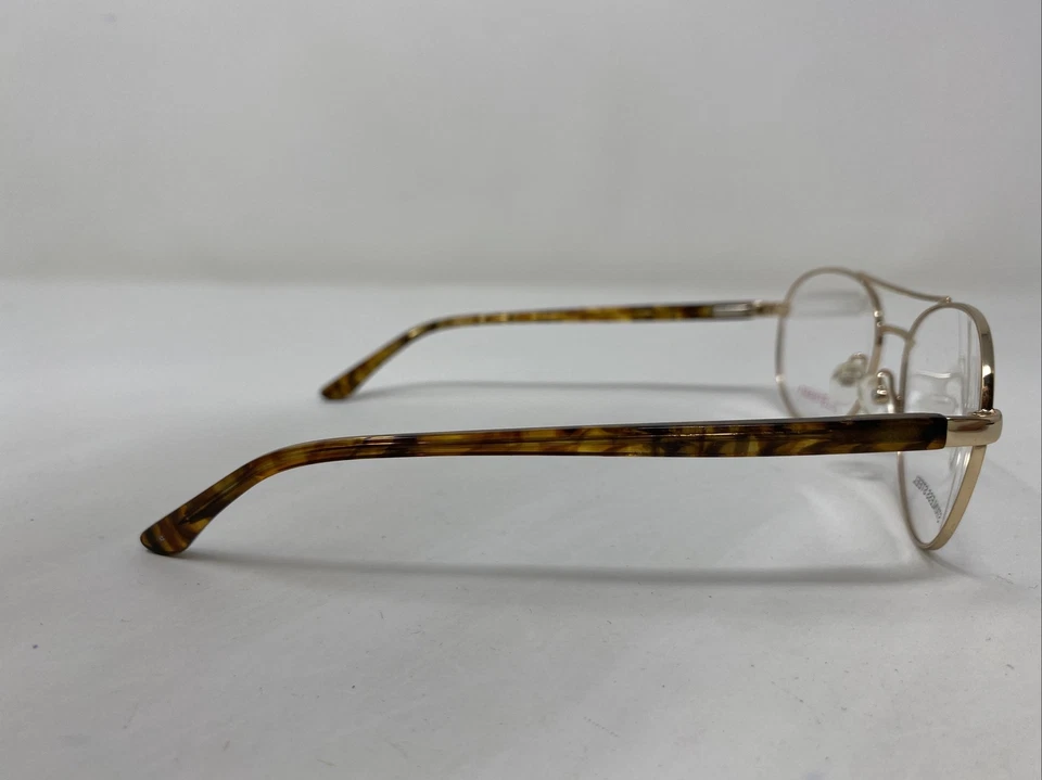 Jill Stuart JS 384-3 53-17-135 Yellow Gold Metal Full Rim Eyeglasses Frame XF45 - Изображение 4 из 4