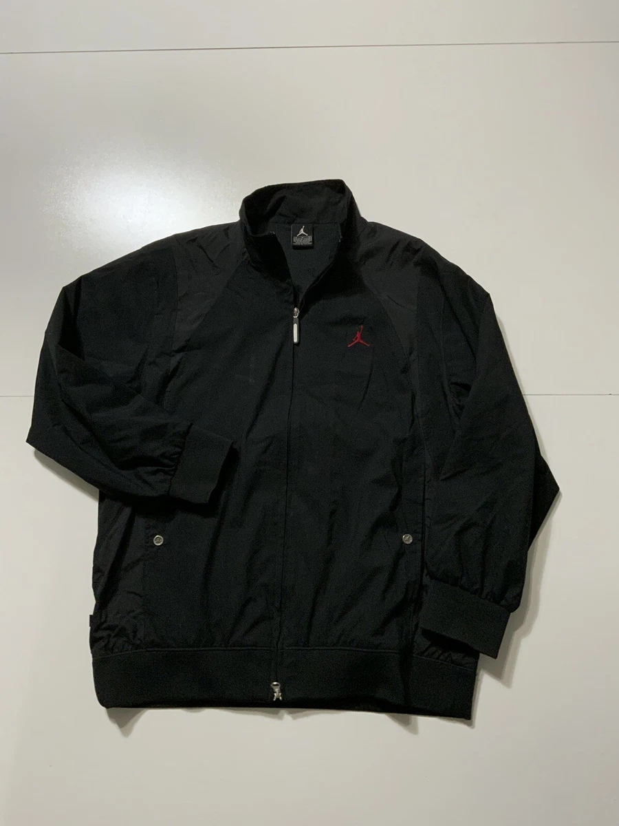 Air Jordan Nike Jumpman 23 Flight Full Zip Windbreaker Chicago Track Jacket Sz.M