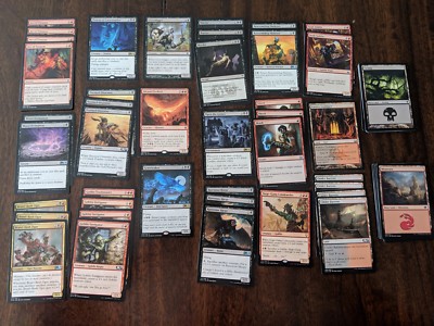 chaos and mayhem black red 60 cards ready to play deck MTG | eBay