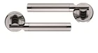 Heavy Duty Serozzetta style Door lever Handle On Rose chrome Silver satin  D29