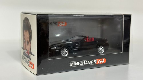 Minichamps 1:64 Mercedes-Benz SLR Mclaren ROADSTER Black Rare!!! - Picture 2 of 4