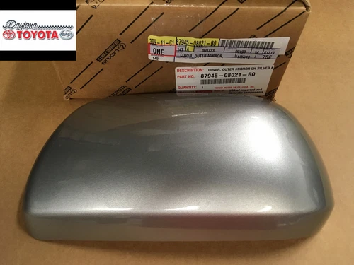 OEM TOYOTA SIENNA DRIVER MIRROR COVER    FITS 2012-2020    SILVER