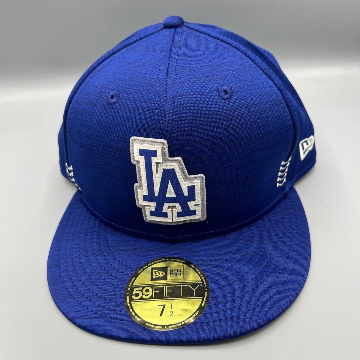 Los Angeles LA Dodgers 7 1/2 Blue Gray 59Fifty New Era MLB Fitted 