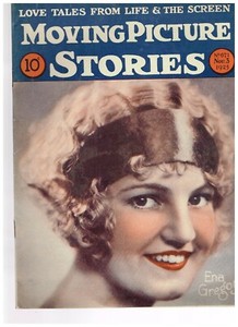 RARE Nov 3, 1925 Moving Picture Stories w Ena Gregory cover