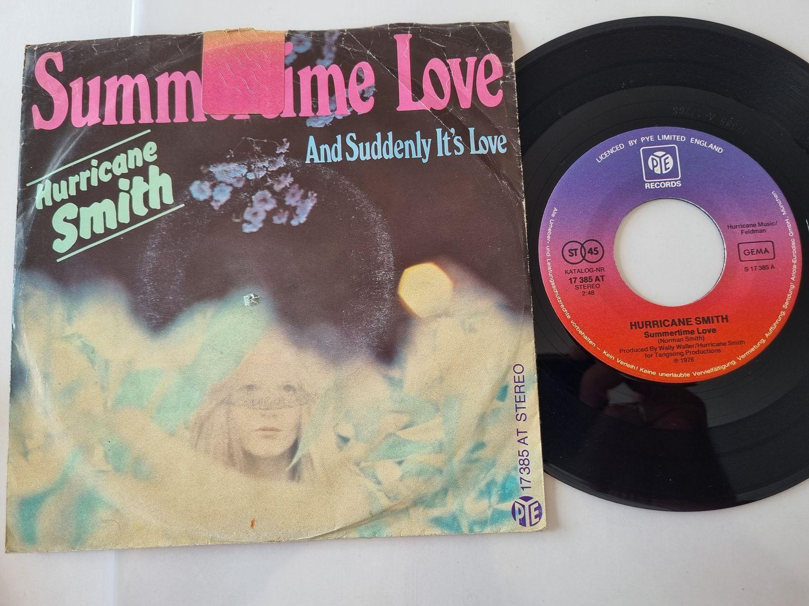 7"" Single Hurricane Smith - Summertime love Vinyl Germany