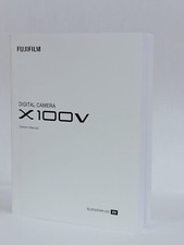 Fujifilm X100V Instruction Owners Manual X100V Book NEW